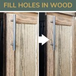 How To Fill Holes In Cabinet Doors