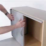 How To Install A Cabinet Sliding Door Track