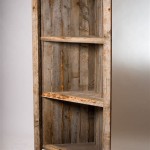 Maximizing Space With A Reclaimed Wood Corner Cabinet