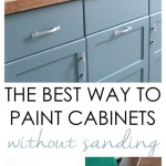 No Sanding Cabinet Paint For An Easy Home Improvement