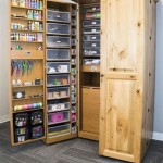 The Perfect Solution To Your Craft Room Storage Woes: Craft Storage Cabinets