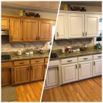 Transform Oak Cabinets Into White With A Fresh Coat Of Paint